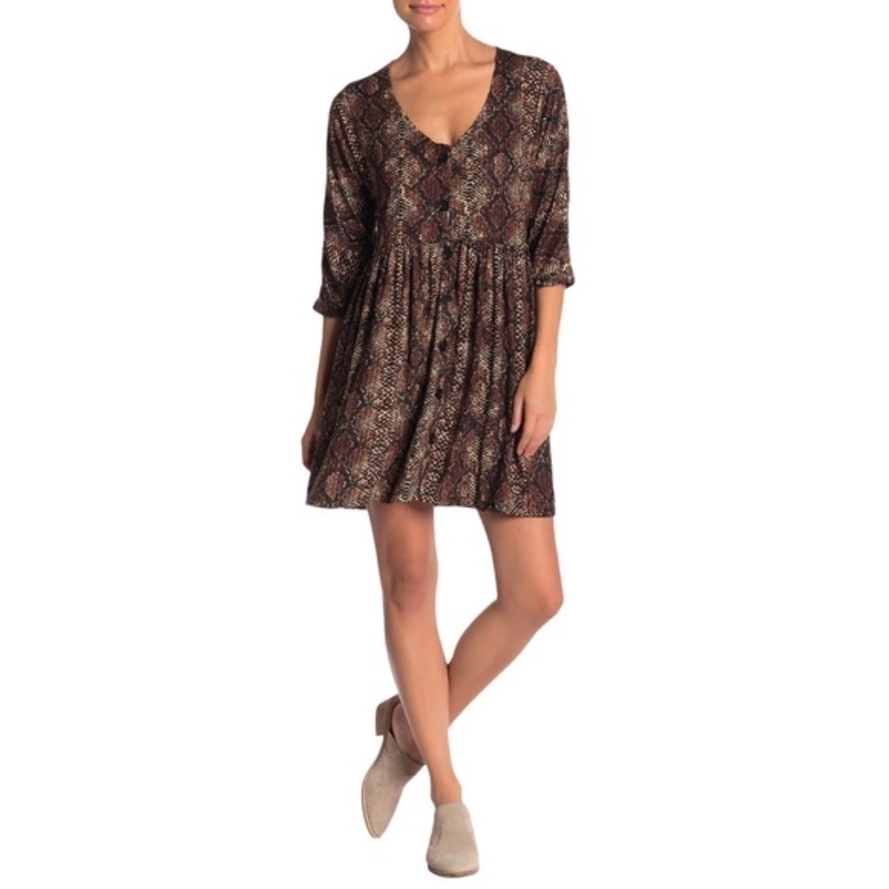 Cotton Emporium Snake Print Women's Dress